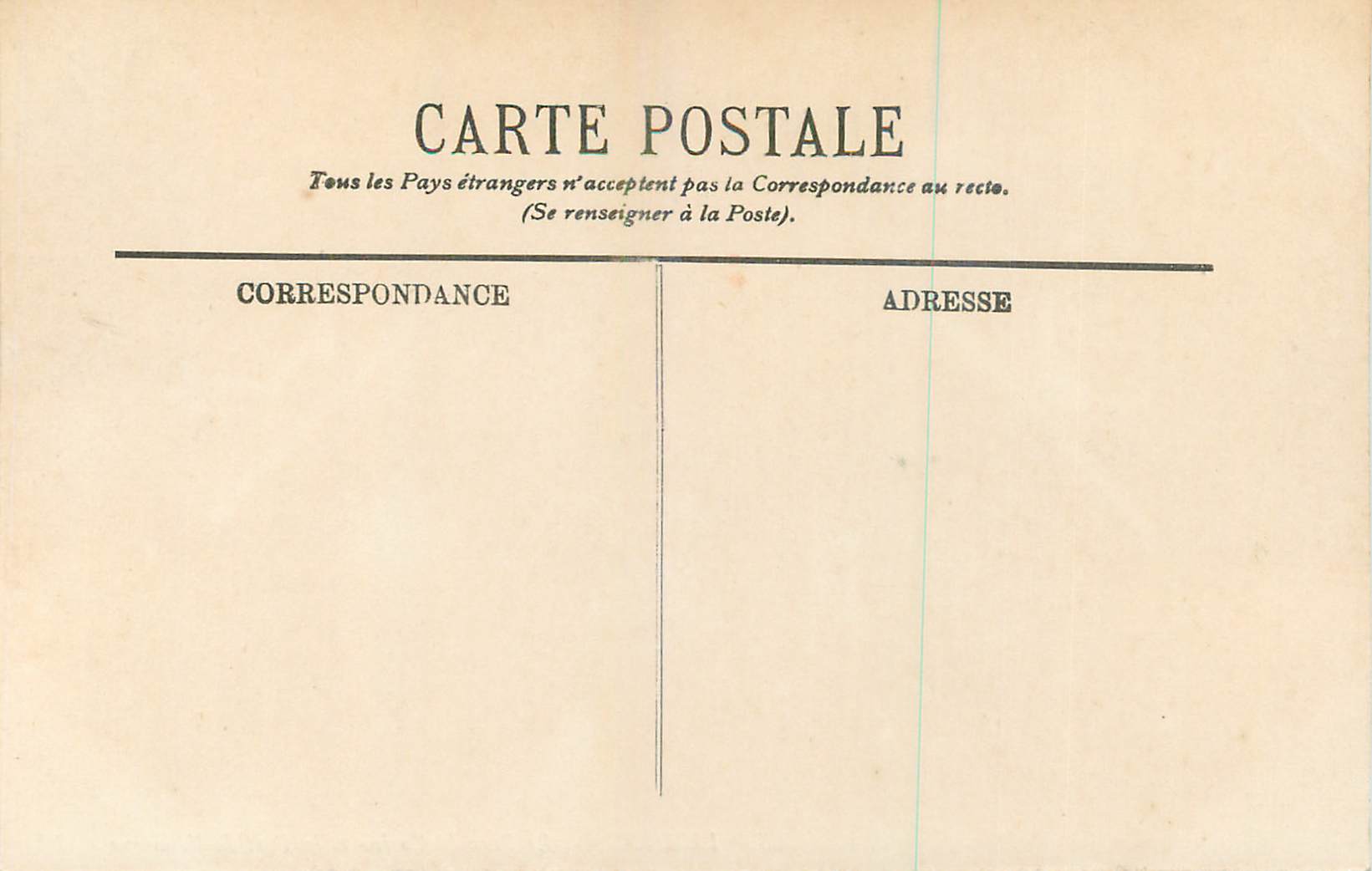 CPA Luchon Le Parc du Casino et le Port de Vensque — Rückseite