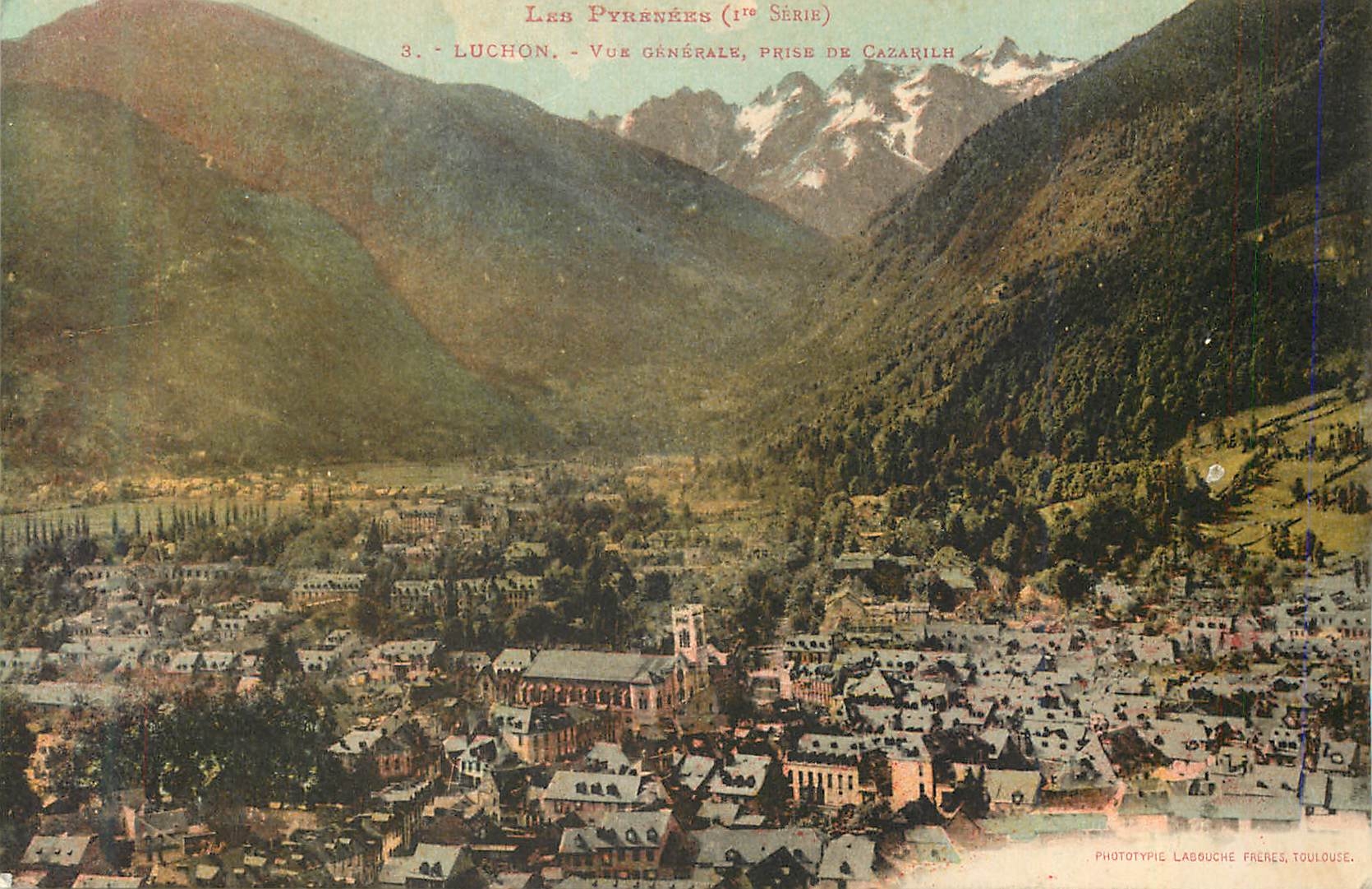 CPA Luchon Les Pyrenees Vue Generale