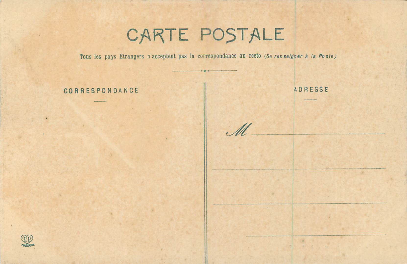 CPA Valle de Aran a Bosost Les Pyrenees — Rückseite