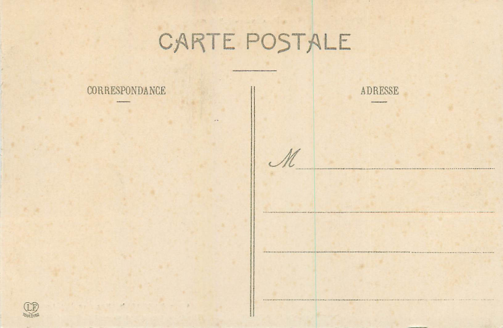 CPA Barbazan (Hte Gar) Le Lac dans le Fond a Gauche L'Hotel Moderne — Rückseite