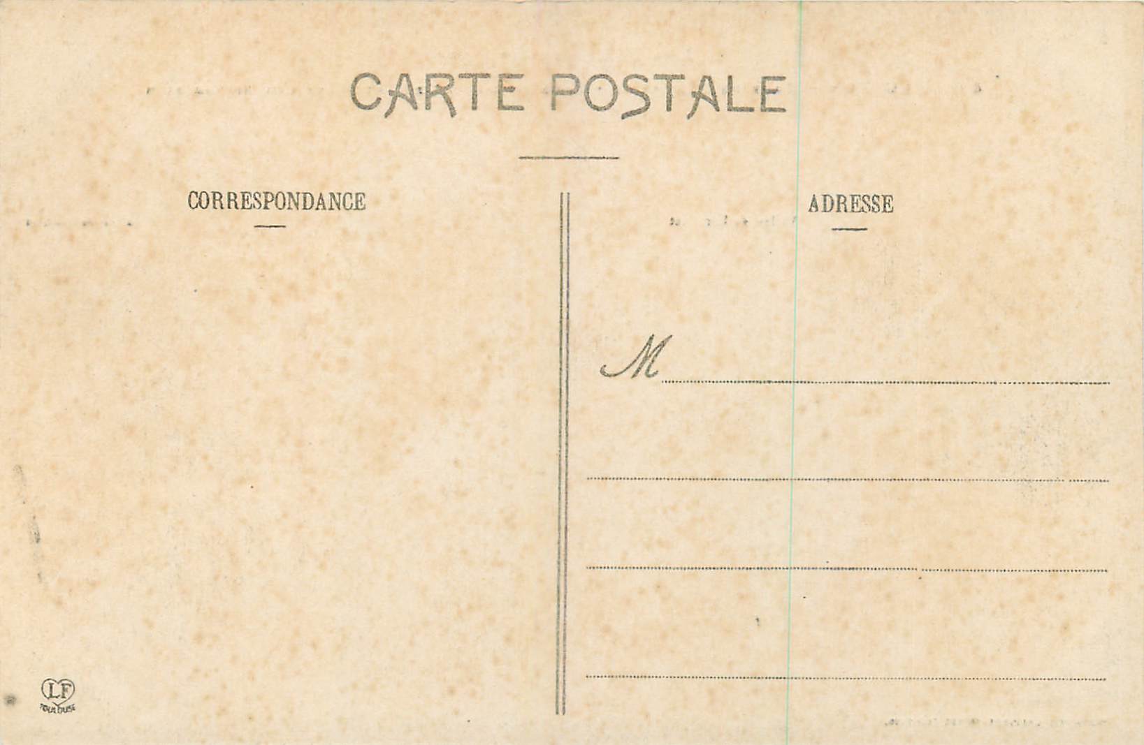 Luchon - Tour du Castelvriel - Montagne de Cazarilh — Les Pyrénées (1ère Série) — Phototypie Labouche Frères Toulouse — Rückseite
