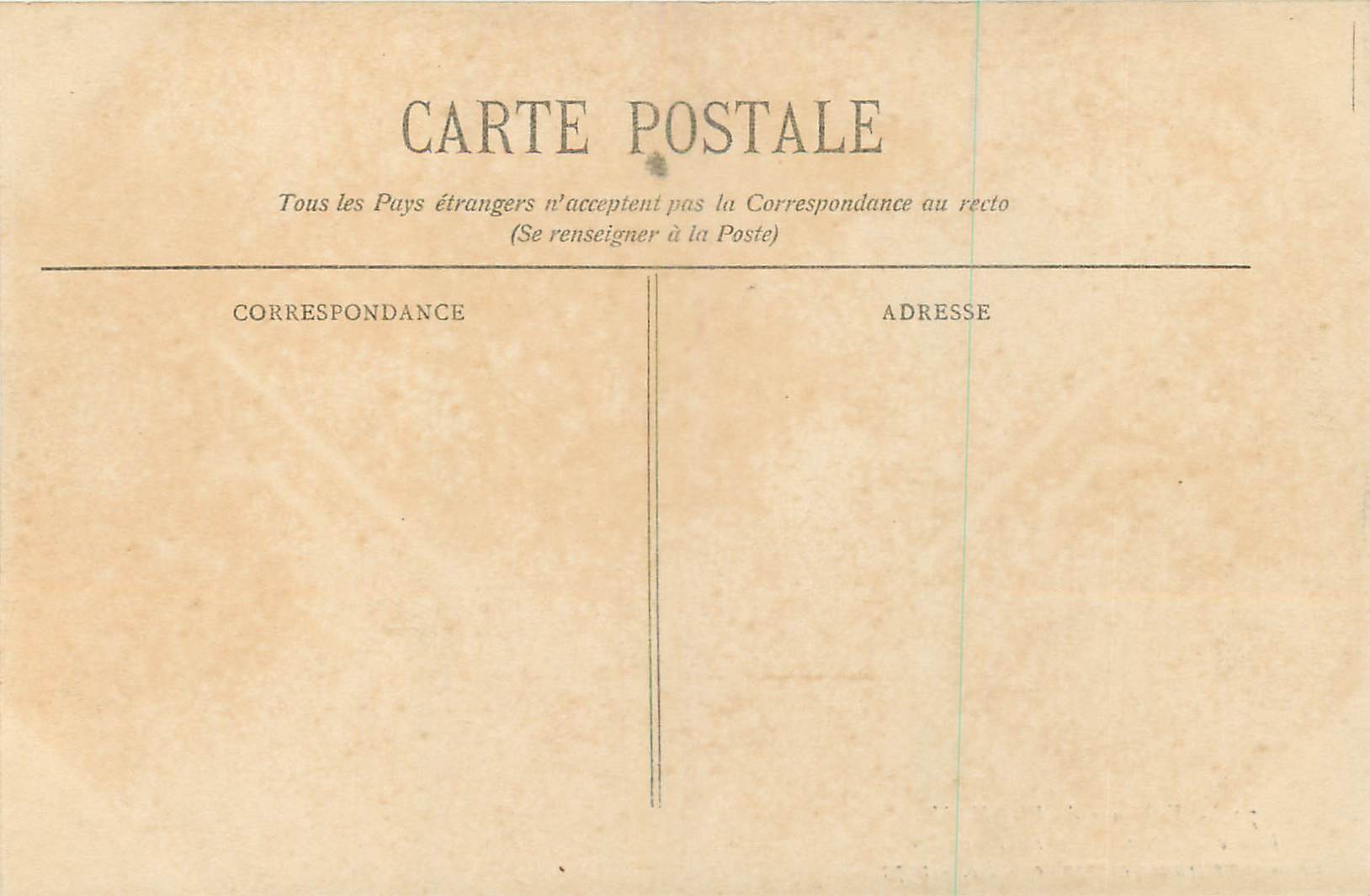 CPA Environs de Luchon Vallee d'Aran Le Pont du Roi (Frontiere Franco Espagnole) — Rückseite
