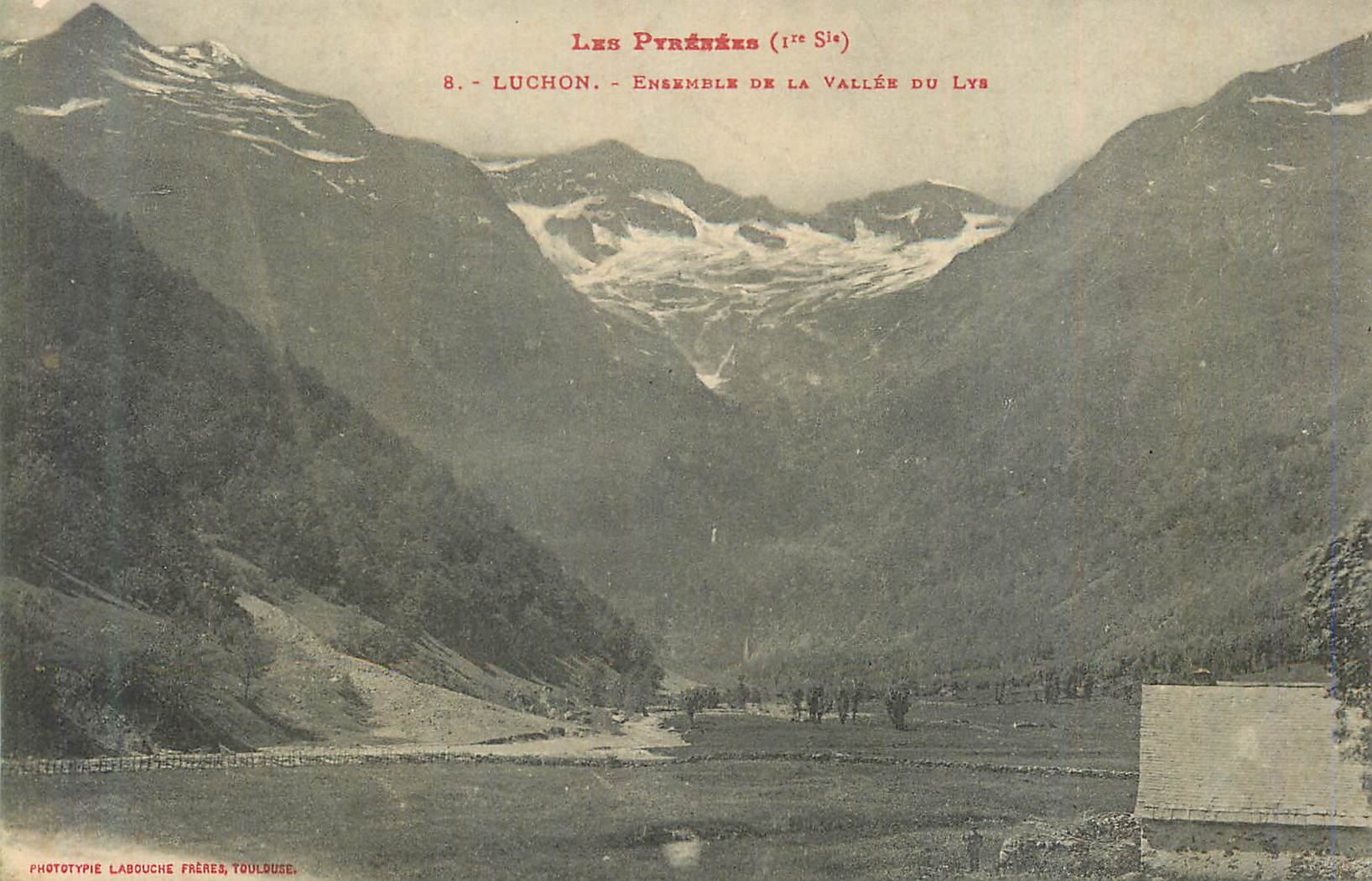 CPA Luchon Les Pyrenees Ensemble de la Vallee du Lys