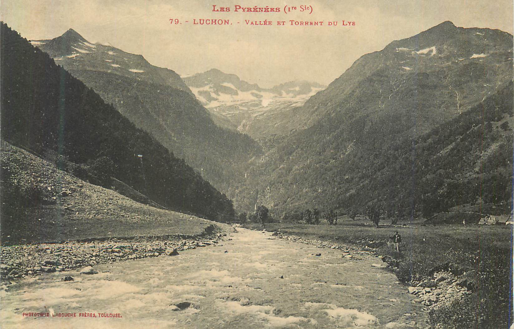 CPA Luchon Les Pyrenees Vallee et Torrent du Lys