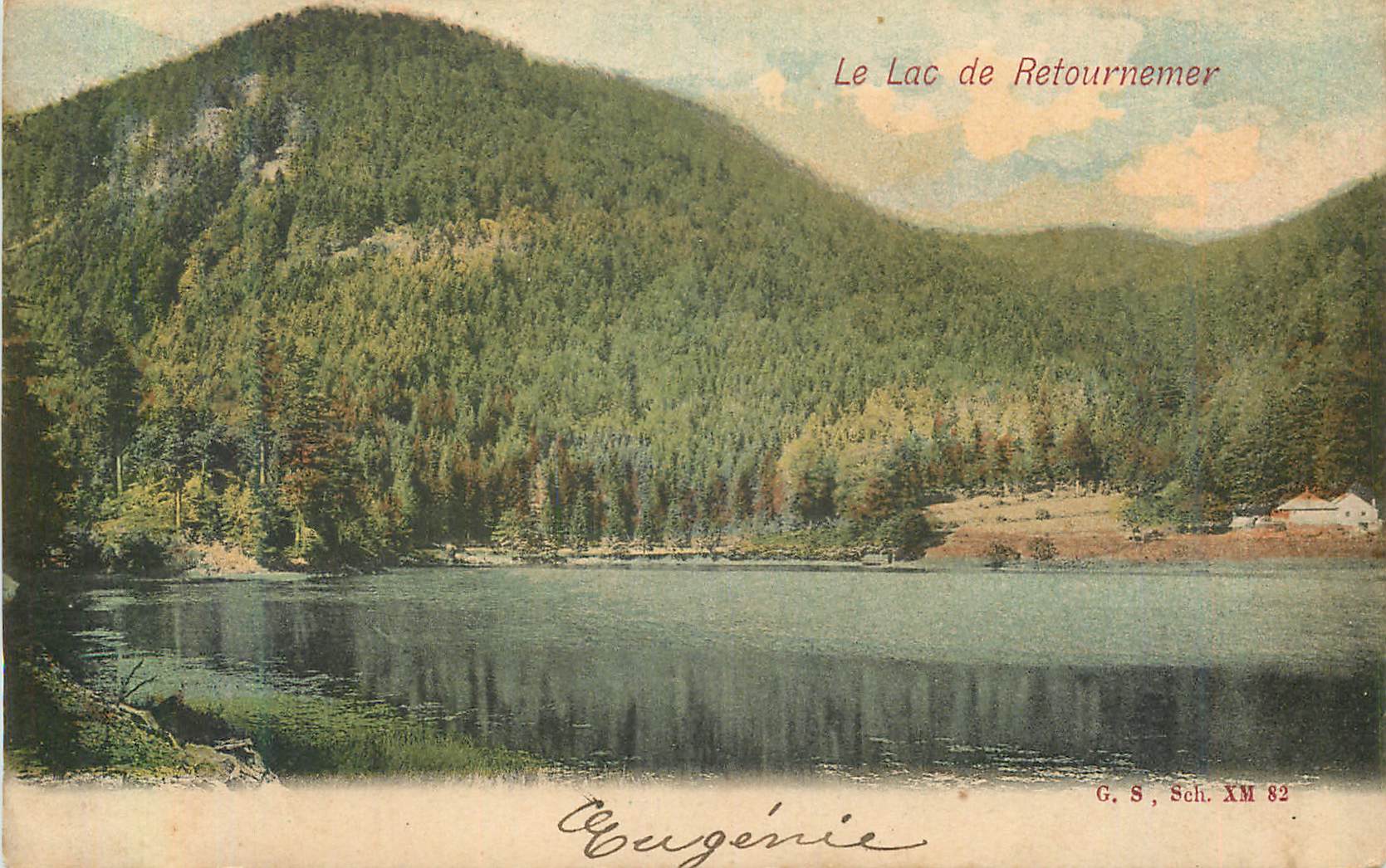 CPA Lac de Retournemer (carte 1900)