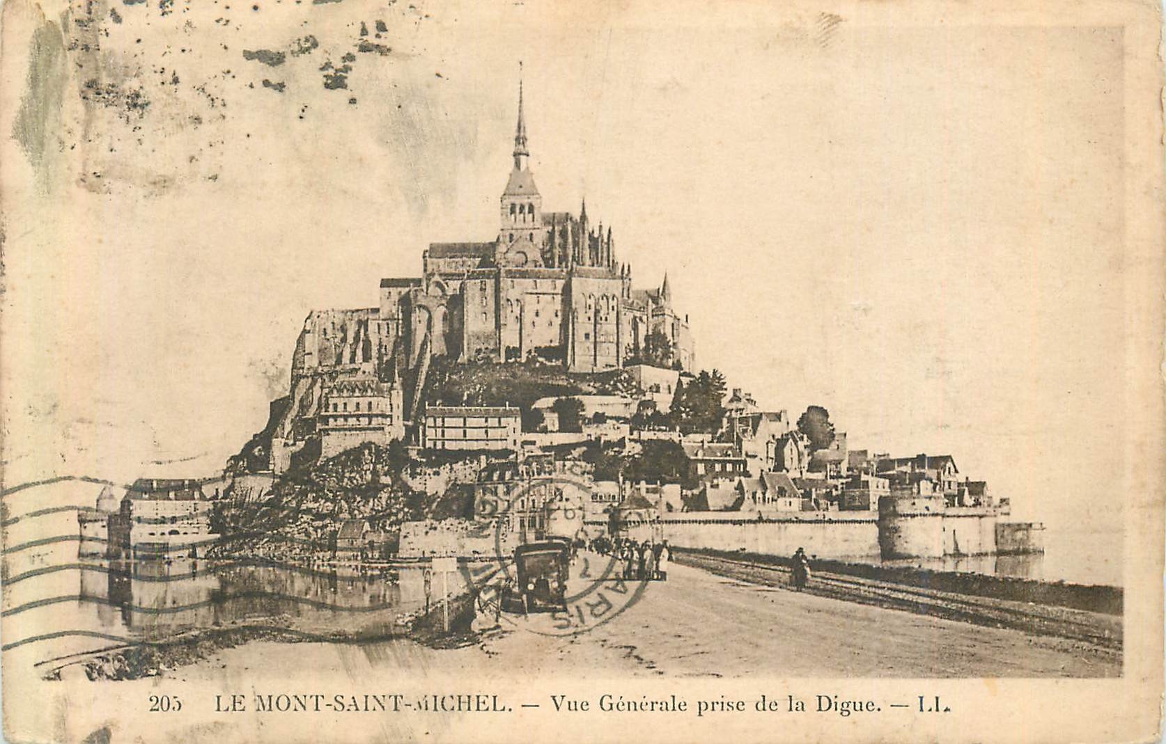 Le Mont-Saint-Michel — Vue Générale prise de la Digue — I.I. — n°205
