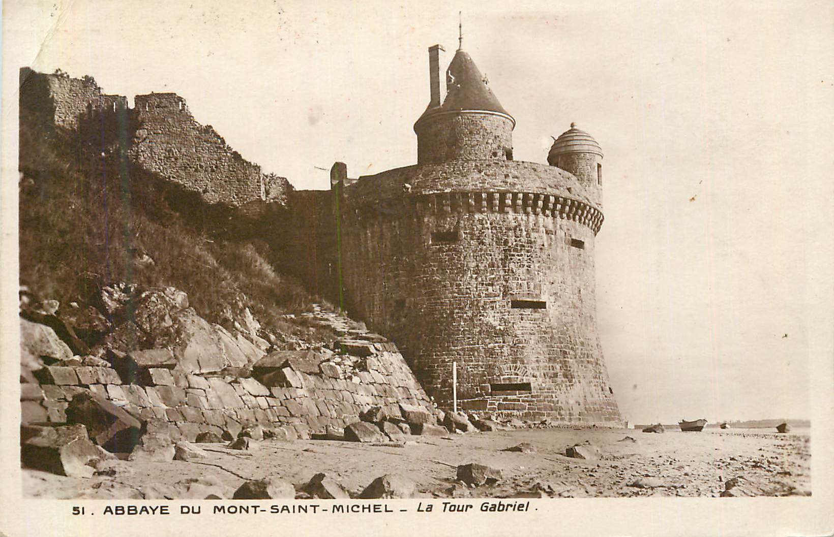 Abbaye du Mont-Saint-Michel — La Tour Gabriel — Édition des Monuments Historiques