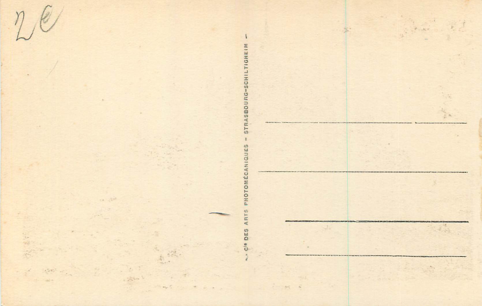 Mont-Saint-Michel — A marée haute — ARS n°49 — Verso