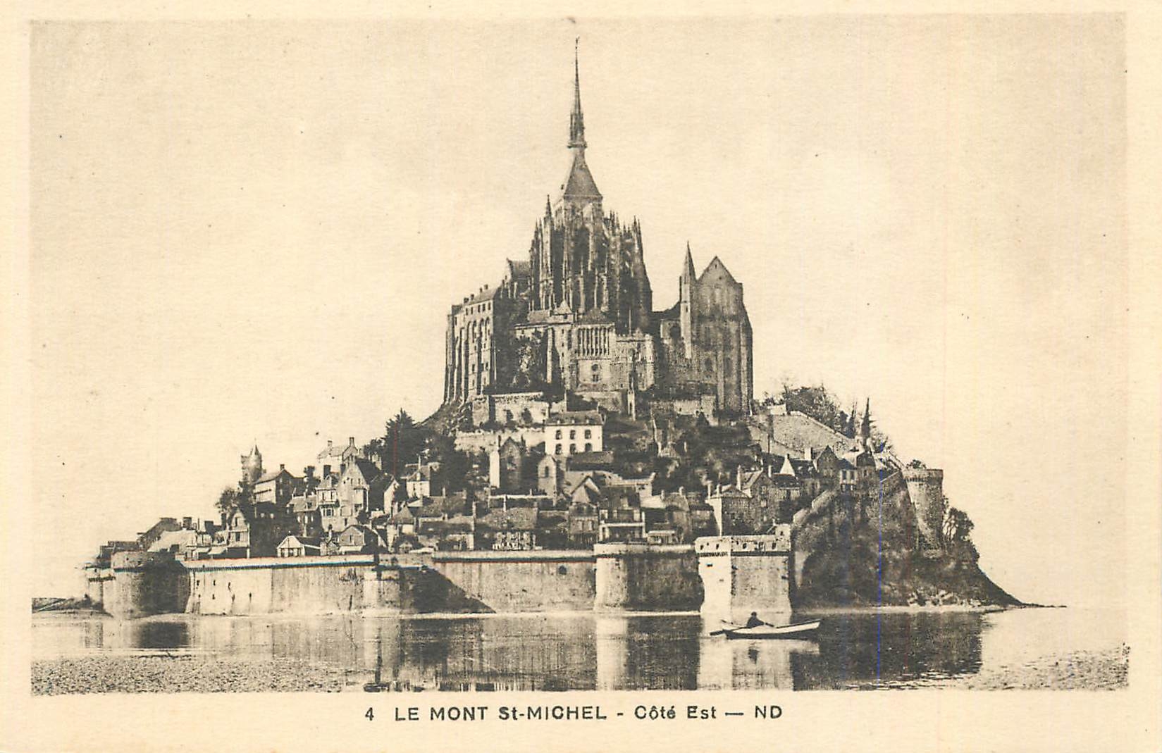 CPA Mont Saint Michel Cote Est