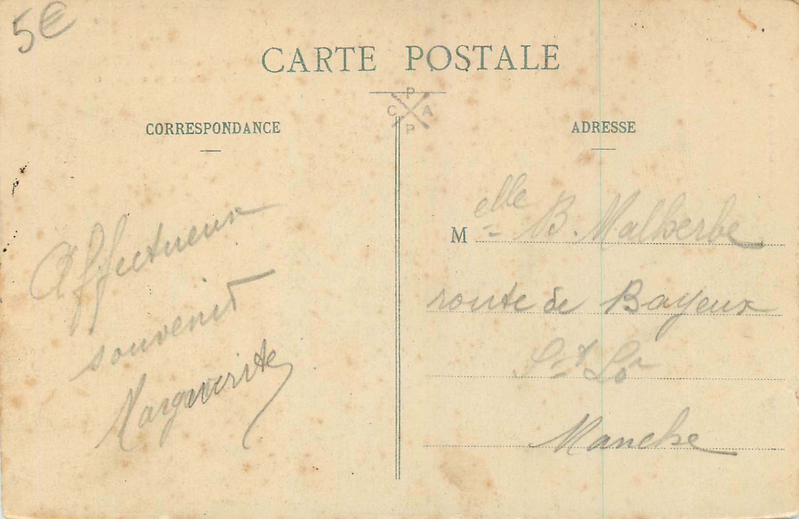 CPA Mont Saint Michel Cote d'Emeraude Moutons au Paturage Moutons Botrel — Rückseite