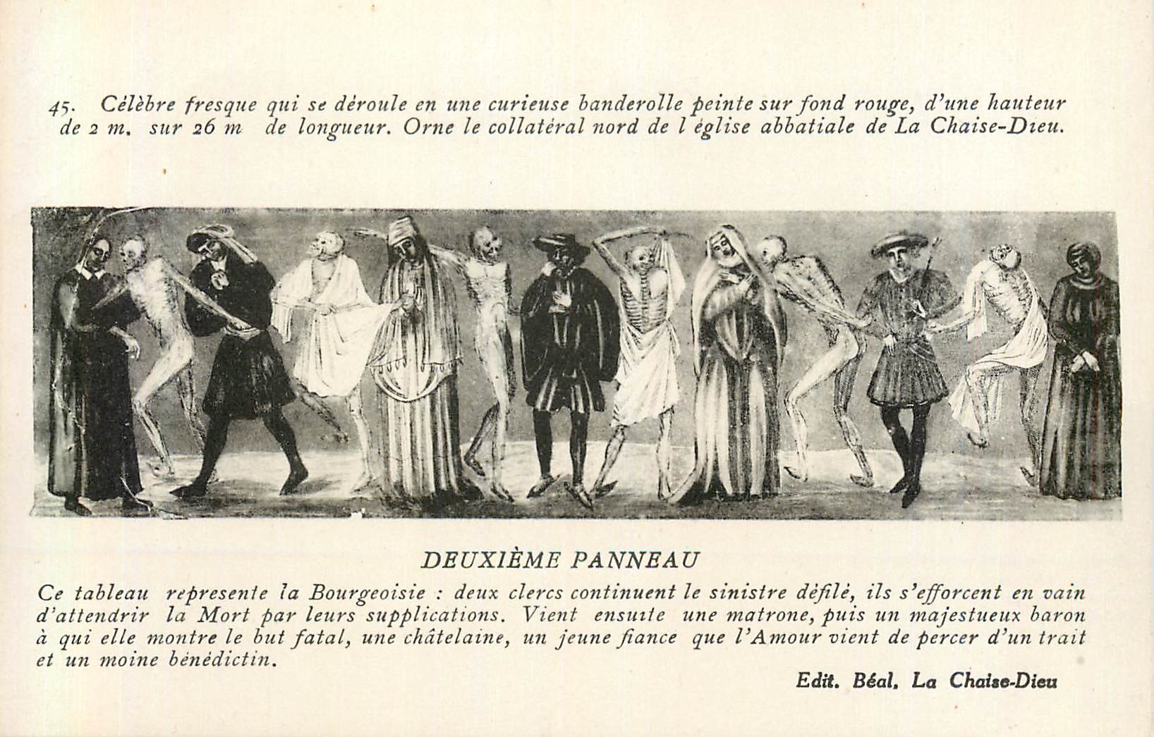 CPA Deuxieme Panneau Ce Tableau Represente la Bourgeoisie