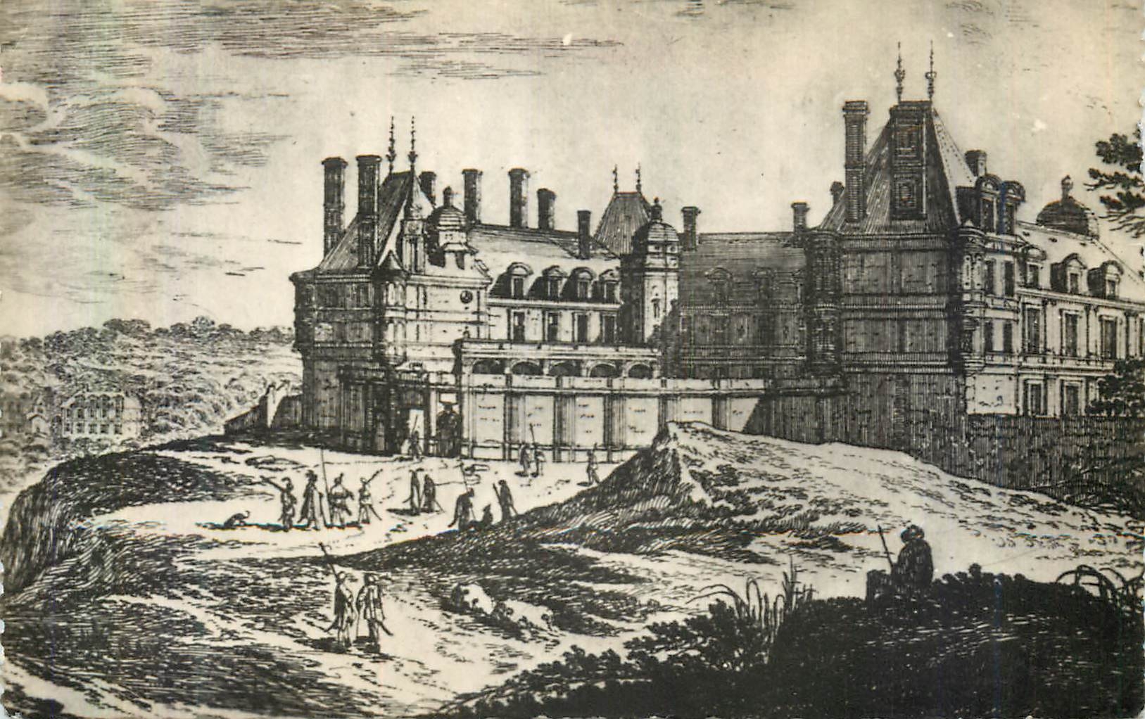 CPM Meudon Vue et Perspective Appartenant a MM de Guise a Deux Lieues de Paris (XVIIIe S)