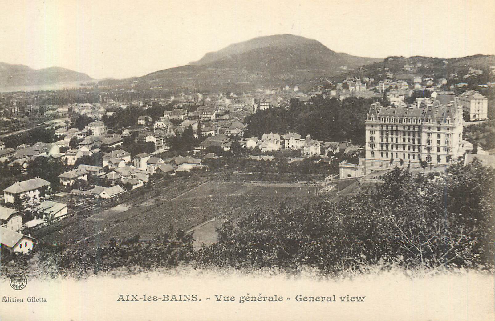 CPA Aix Les Bains Vue Generale