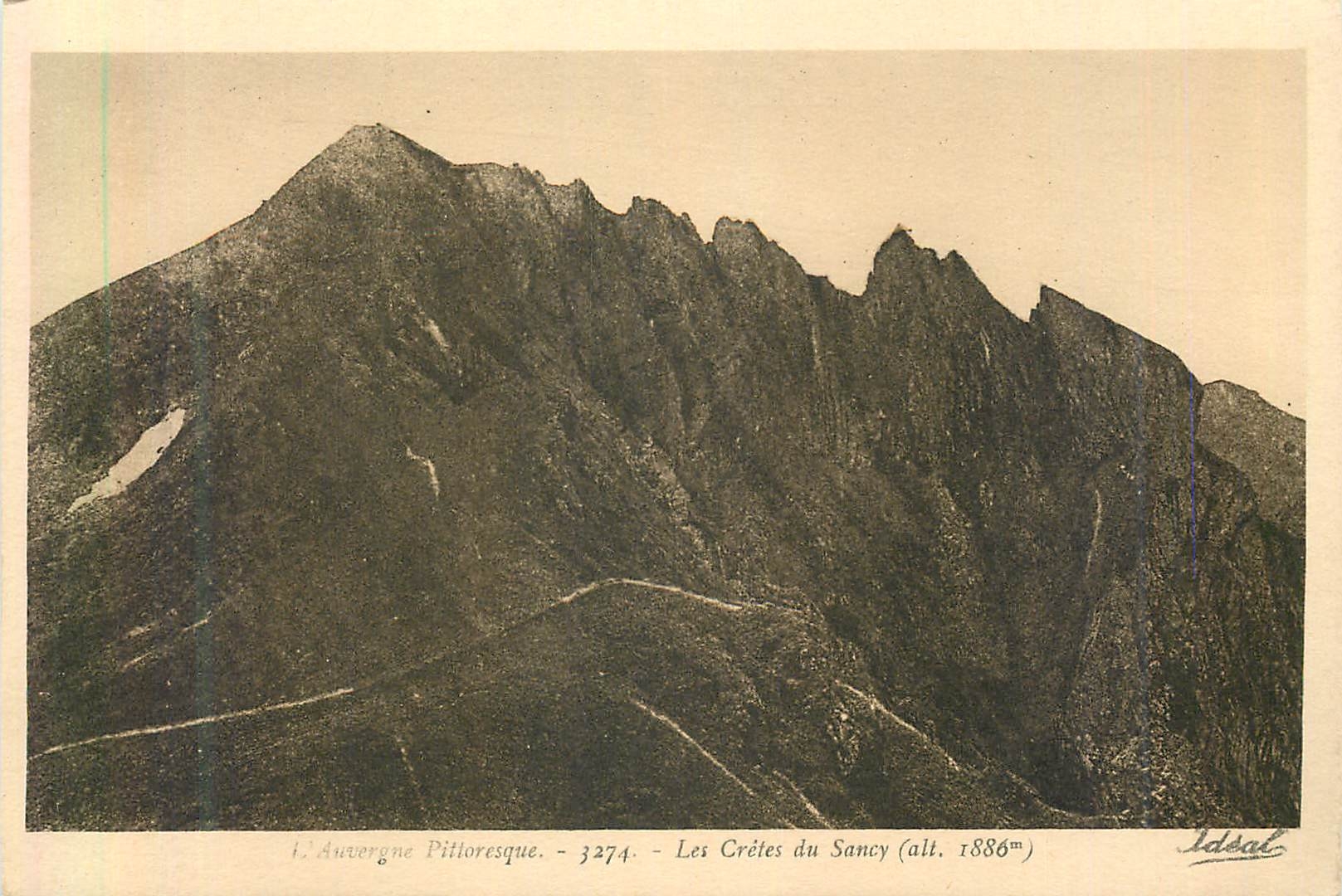 CPA Les Cretes du Sancy (alt 1886 m) L'Auvergne Pittoresque