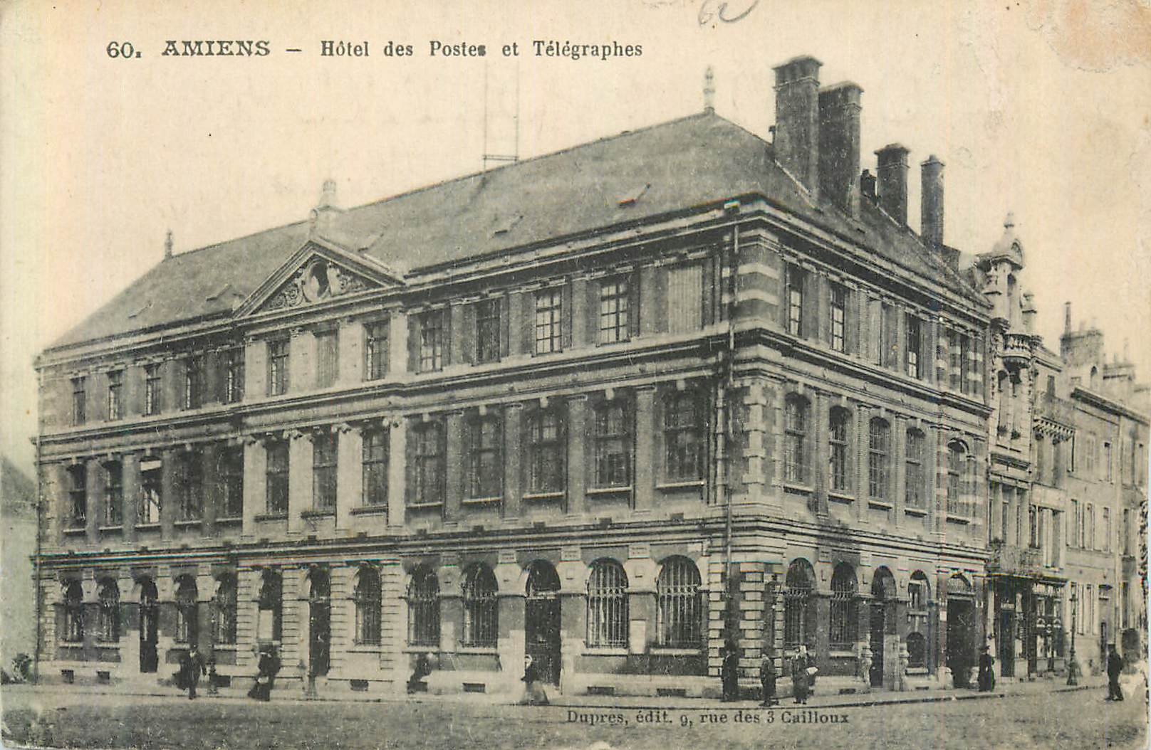 CPA Amiens Hotel des Postes et Telegraphes