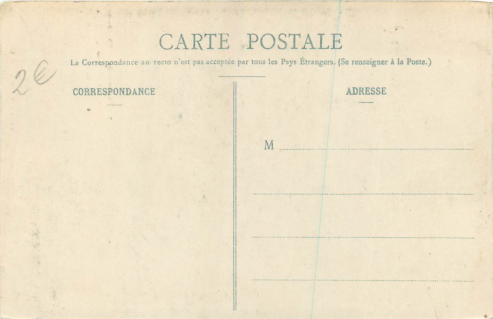 CPA Environs de Grenoble Le Chateau des Cotes de Sassenage — Rückseite
