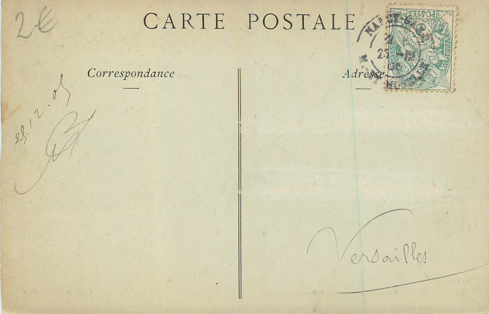 CPA Nancy La Porte Saint Nicolas — Rückseite