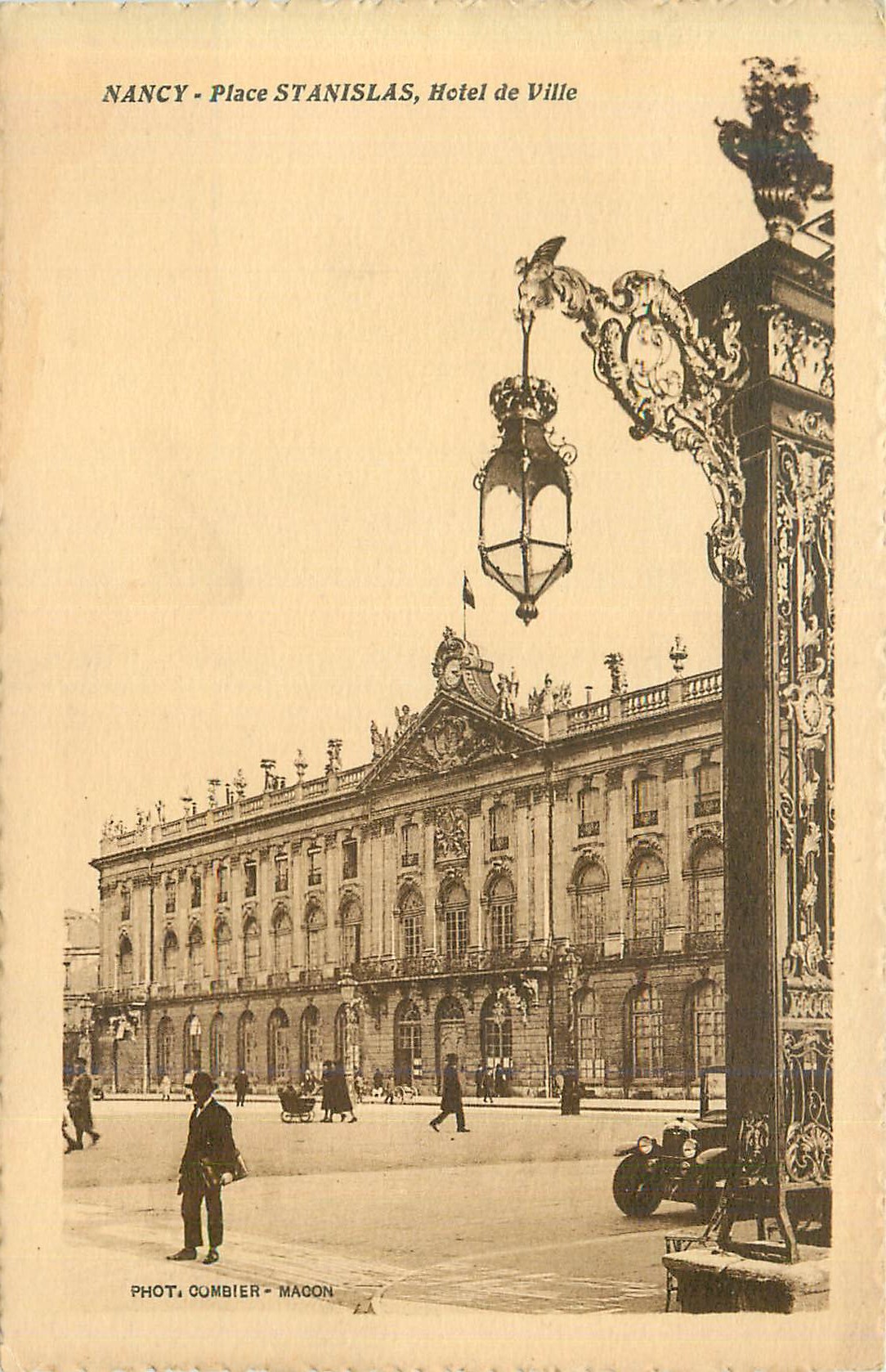 CPA Nancy Place Stanislas Hotel de Ville