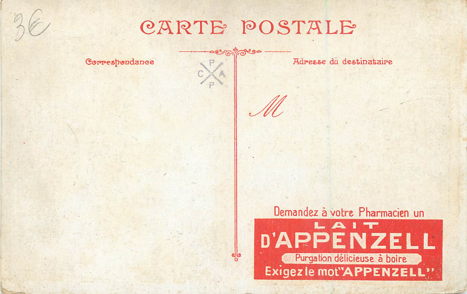 CPA Nancy L'Arc de Triomphe — Verso