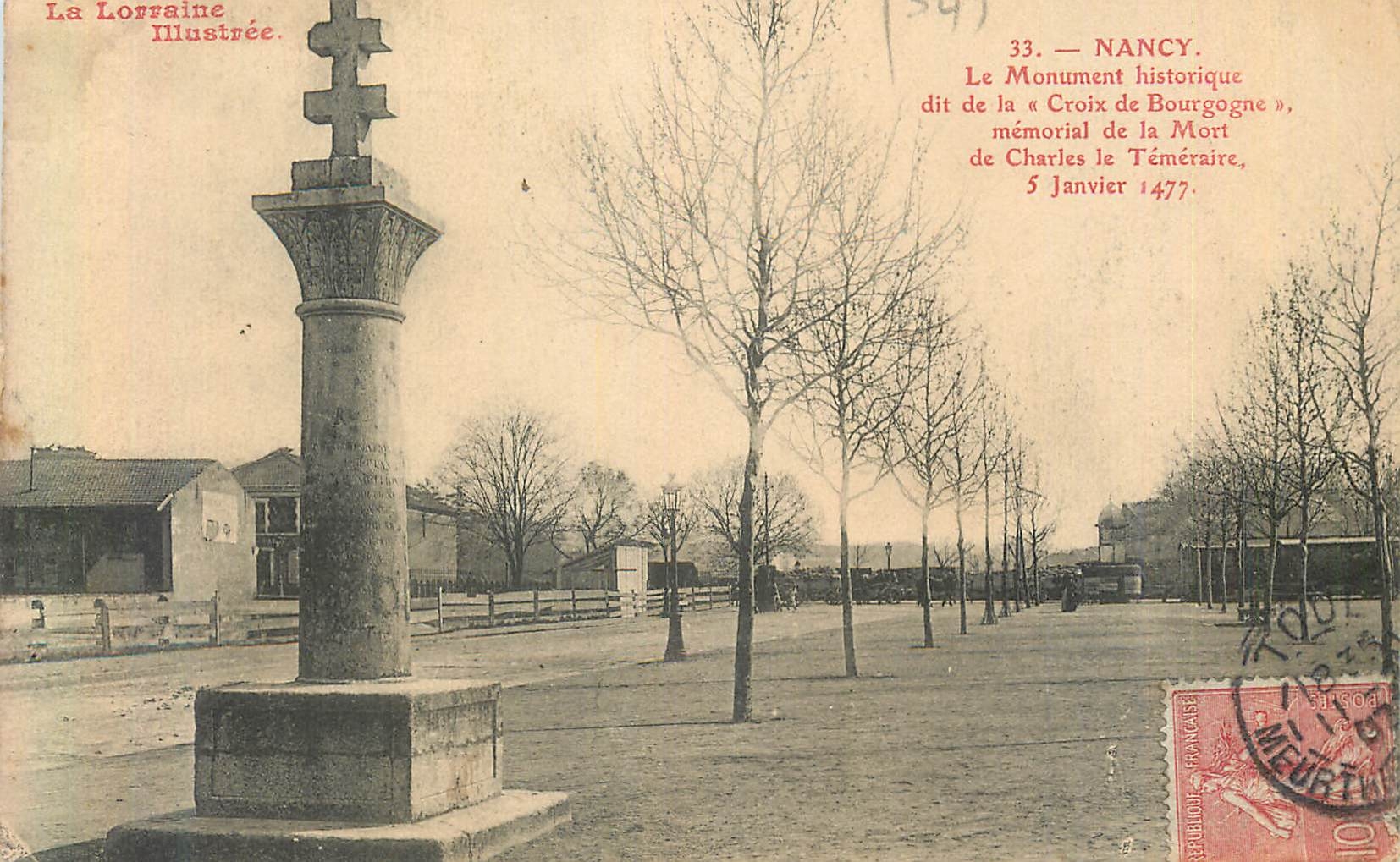 CPA Nancy le Monument Historique dit de la Croix de Bourgogne