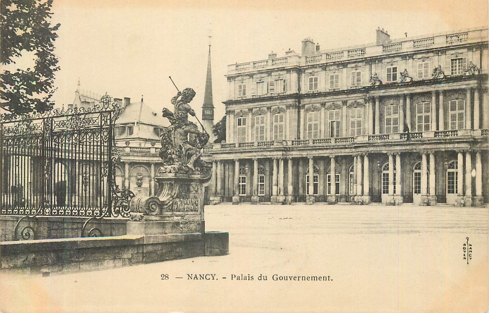 CPA Nancy Palais du Gouvernement