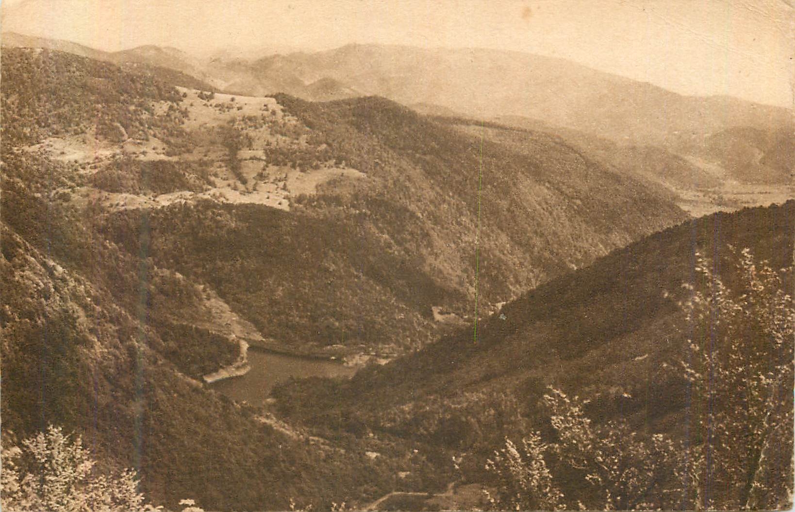 CPA Ballon d'Alsace (alt 1256 m) La Vallee de Sewen et Reservoir de l'Alfeld