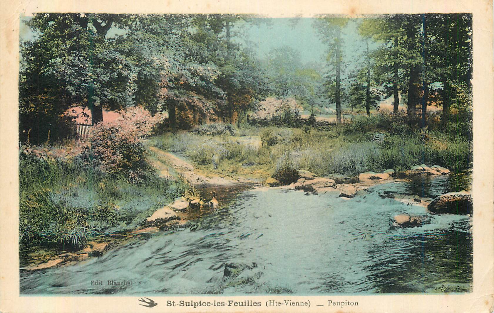 CPA St Sulpice les Feuilles (Haute Vienne) Peupton