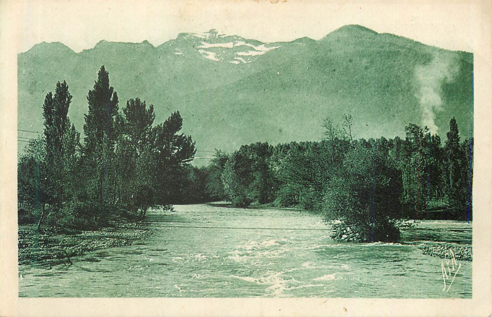 Pic du Bura (2150 m) — Confluent de la Garonne et de la Pique — Andrérieux-Martin, Cierp