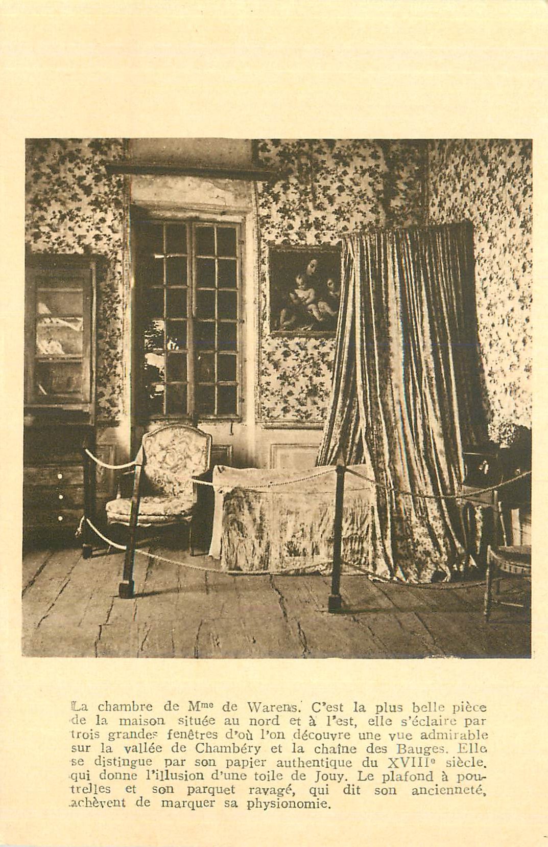 CPA Chambery Masion des Charmettes Jean Jacques Rousseau Mme de Warens