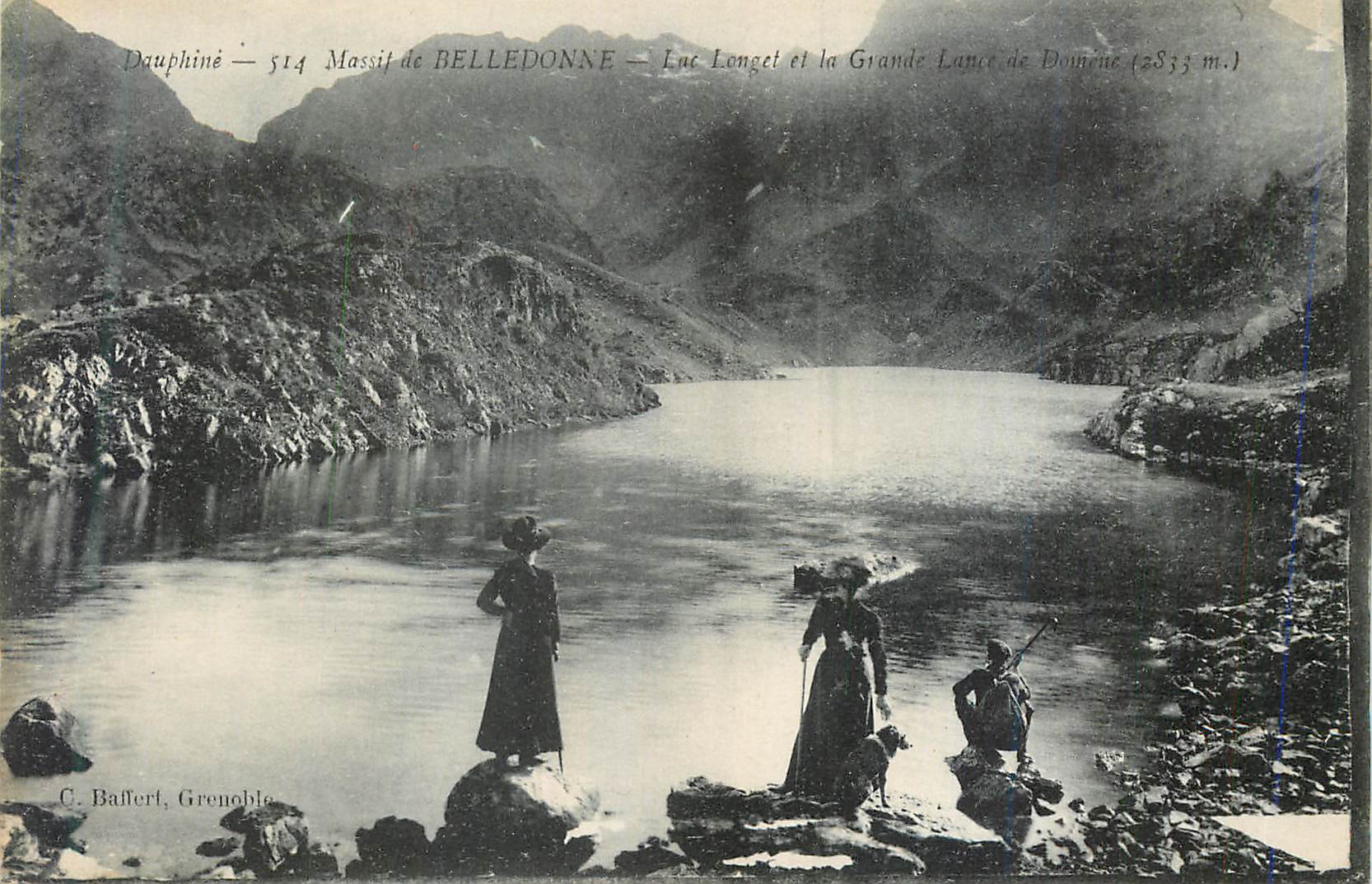 CPA Dauphine Massif de Belledonne lac Longet