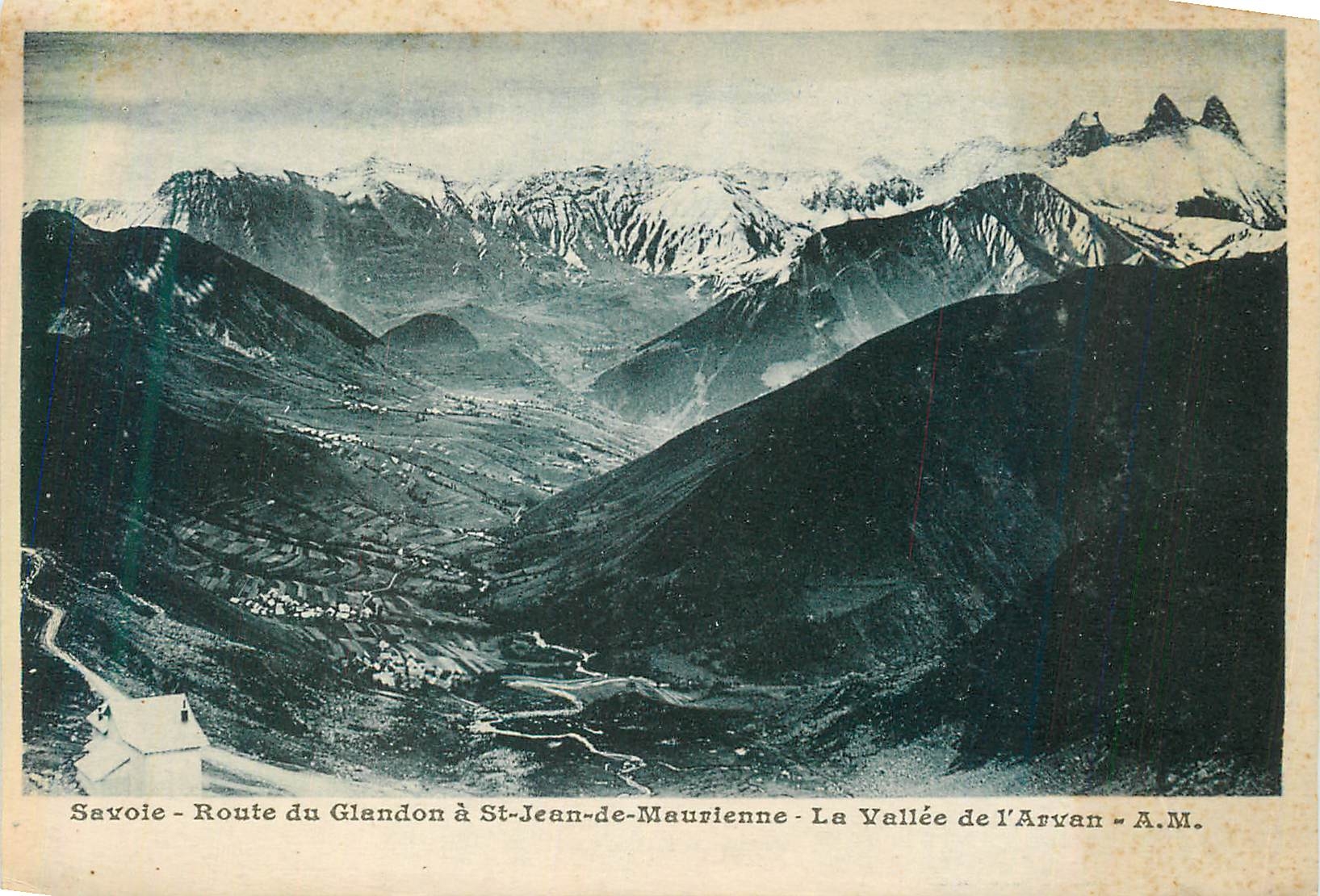 CPA Savoie Route du Glandon a St Jean de Maurienne La Vallee de L'Arvan