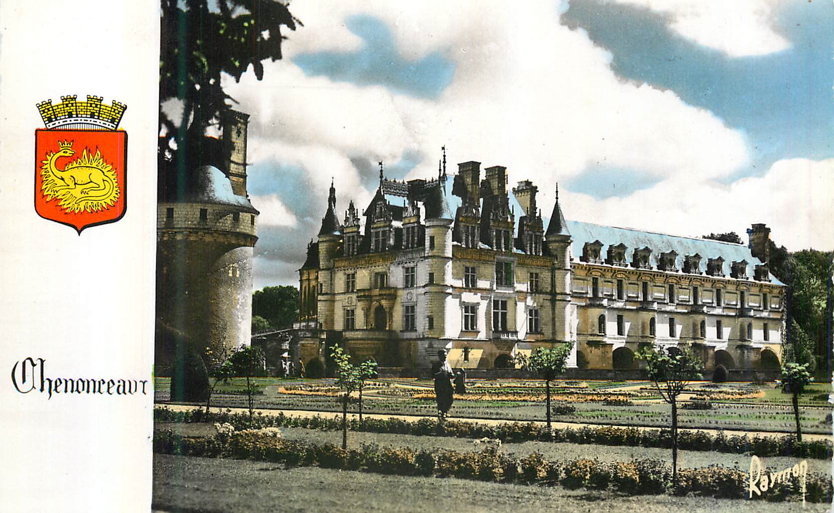 CPM Chenonceaux Les Chateaux de la Loire La Tour de Marques et la Facade Nord Ouest Images de France