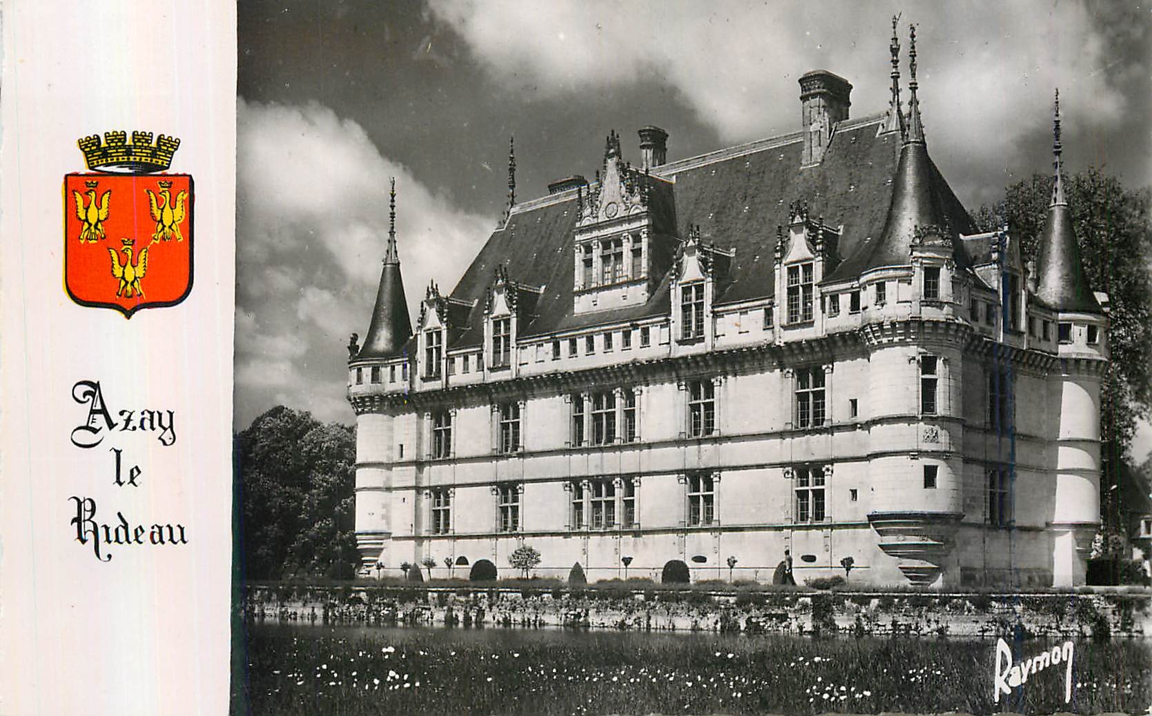 CPM Azay Le Rideau Les Chateaux de la Loire Facade Sud Images de France