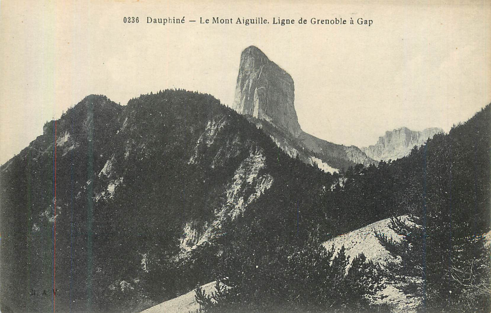 Dauphiné — Mount Aiguille. Line from Grenoble to Gap — J. AY, no. 0236