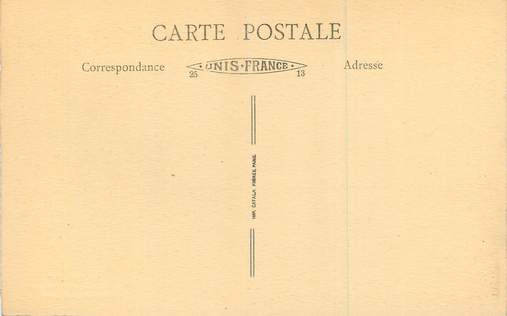 Lac d'Annecy — Duingt et Talloires — éditeur Onis-Frères, n°125 — Verso