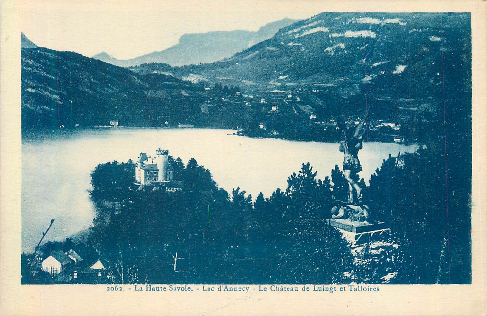 Lac d'Annecy - Le Château de Luingt et Talloires — La Haute-Savoie — n° 2062