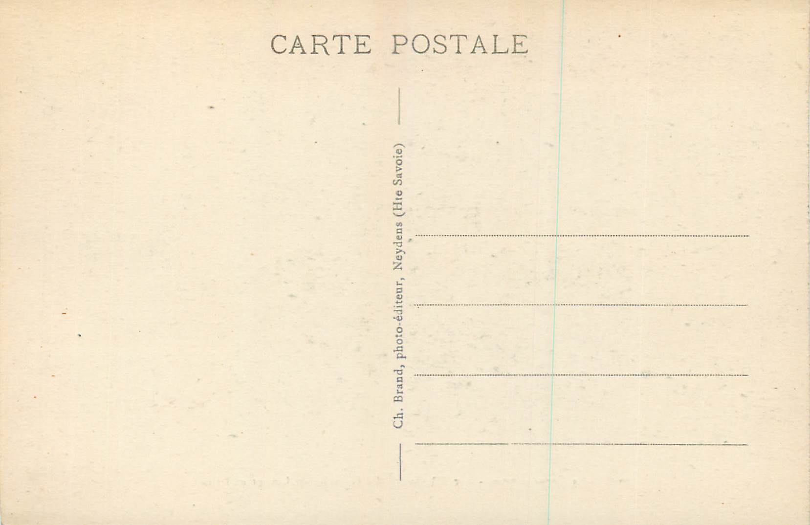 Lac d'Annecy - Le Château de Luingt et Talloires — La Haute-Savoie — n° 2062 — Verso