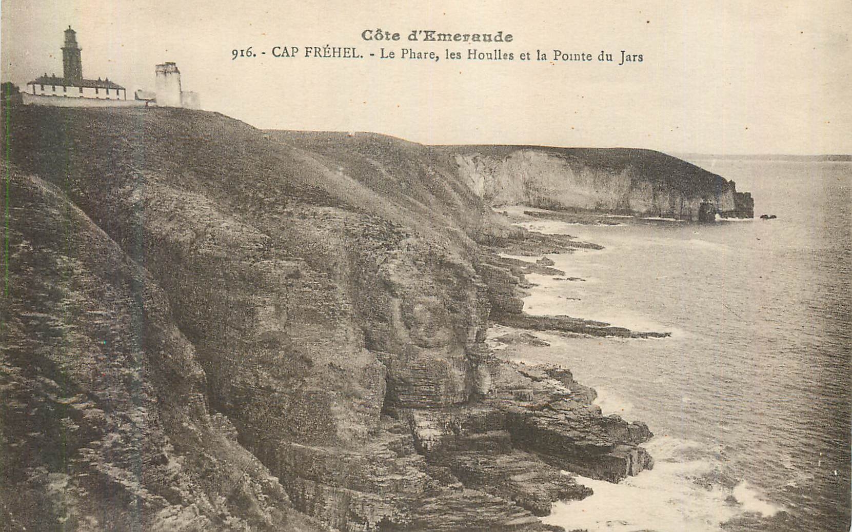 CPA Cap Frehel Cote d'Emeraude Le Phare Les Houlles et la Pointe du Jars