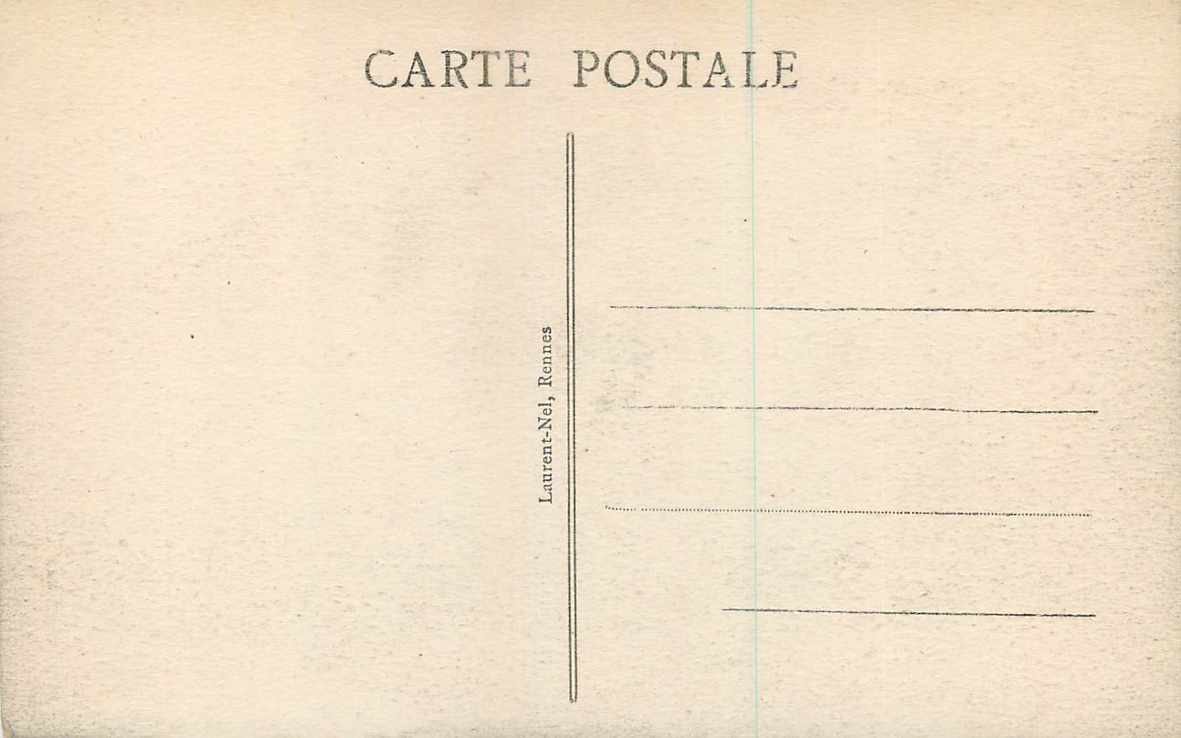 CPA Cap Frehel Cote d'Emeraude Le Phare Les Houlles et la Pointe du Jars — Rückseite