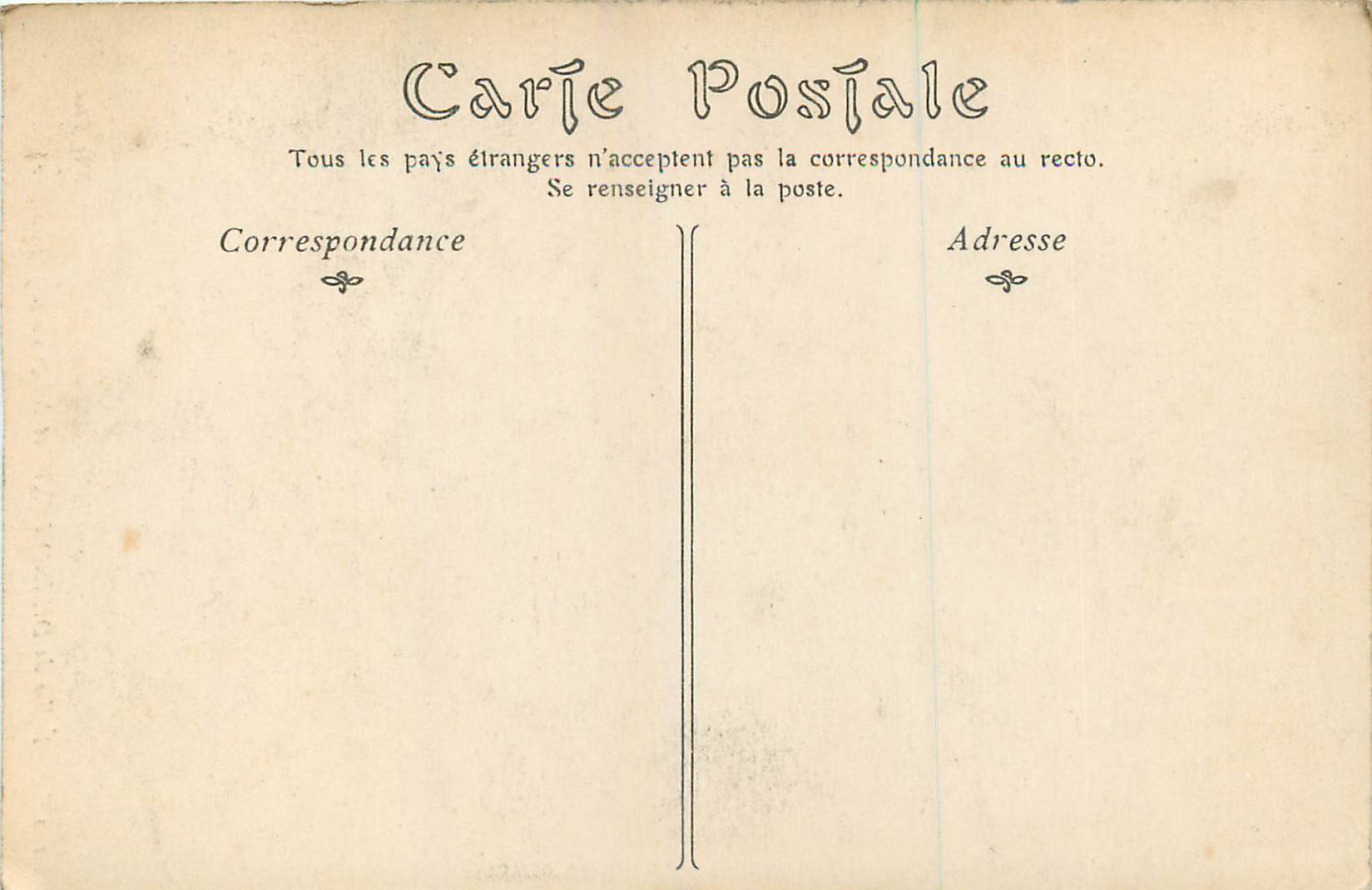 CPA Eglise de Dirinon (XVe et XVIe Siecles) (Finistere) — Rückseite