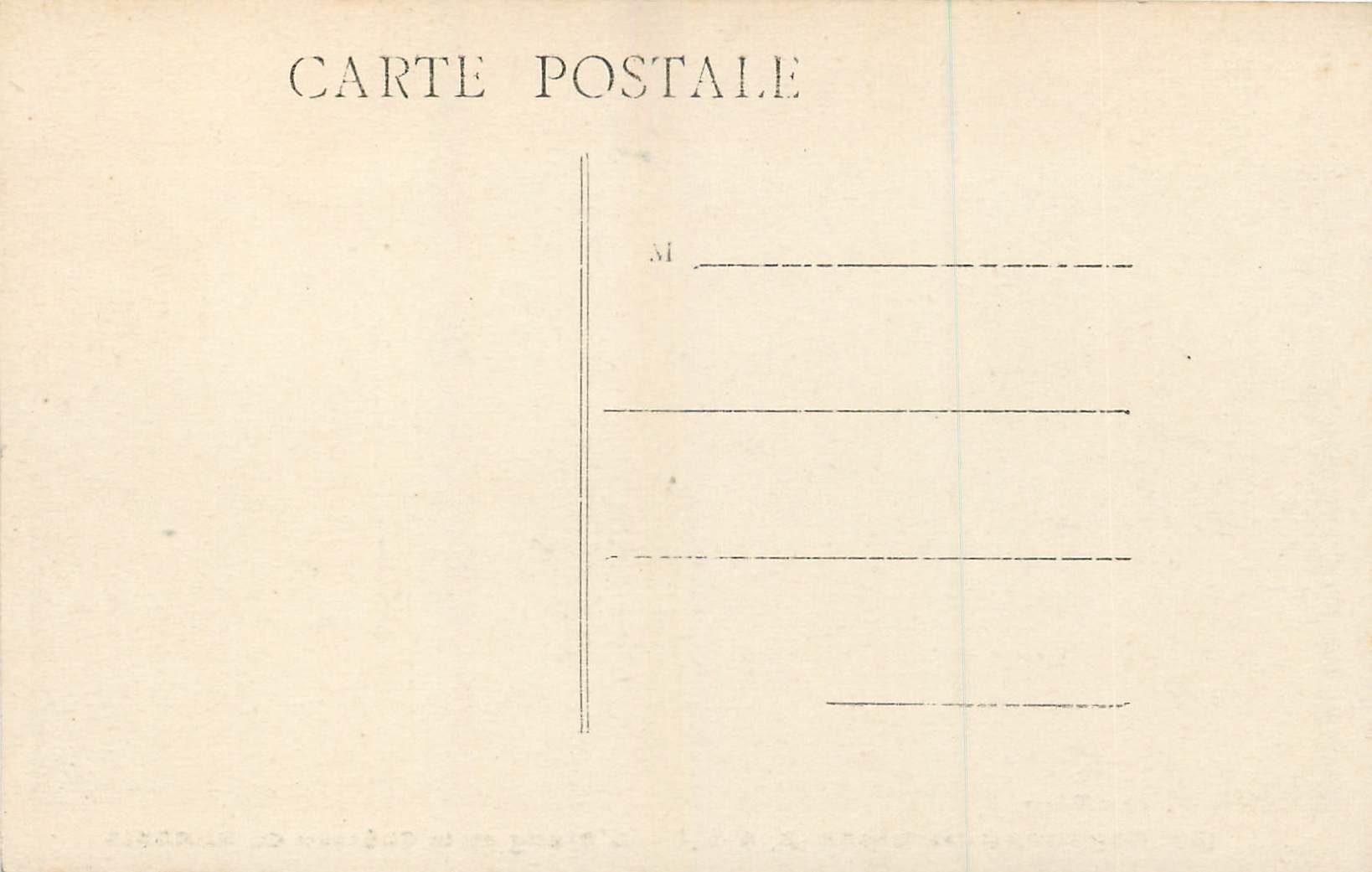 Montceau-les-Mines (S.A.L.) — L'Etang et le Château du Plessis — Verso
