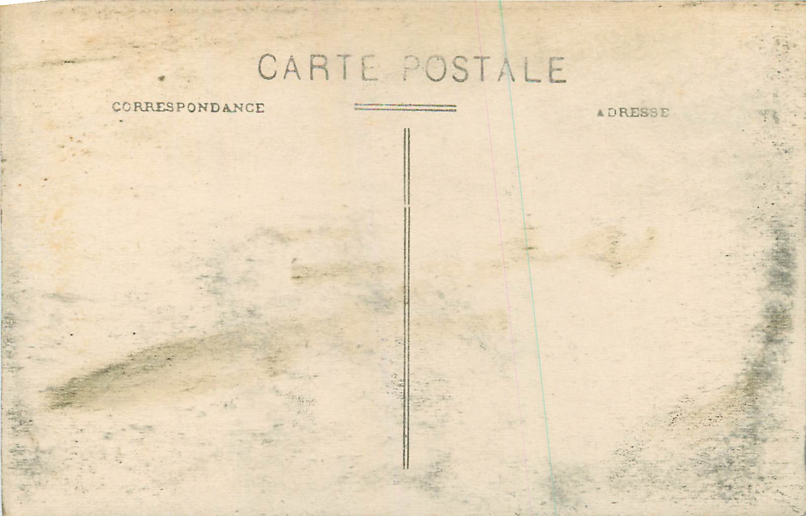 Fougères-sur-Bièvre — Le Château — Cour intérieure — Phototypie C.A. — Rückseite