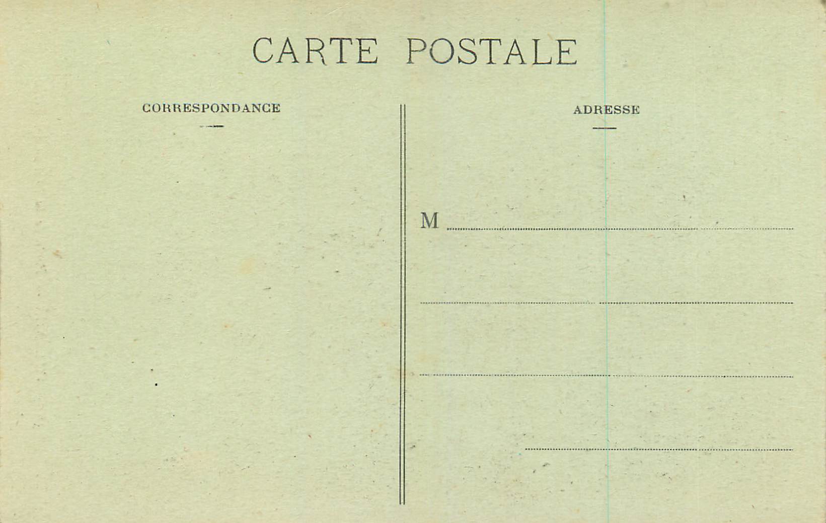 CPA Valence Porte de la Maison des Tetes — Rückseite