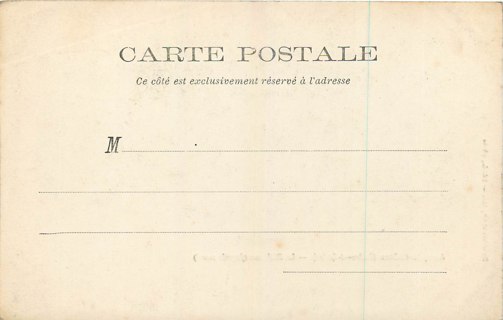 CPA Azay le Rideau (Indre et Loire) Le Chateau (Facade Nord) — Rückseite