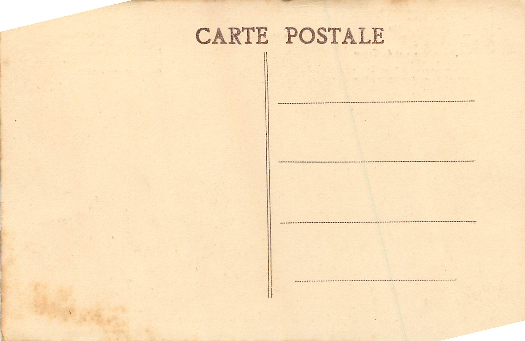 CPA Cluny Plan en Relief de l'Abbaye Telle Qu'elle Etait avant la Renovation — Rückseite