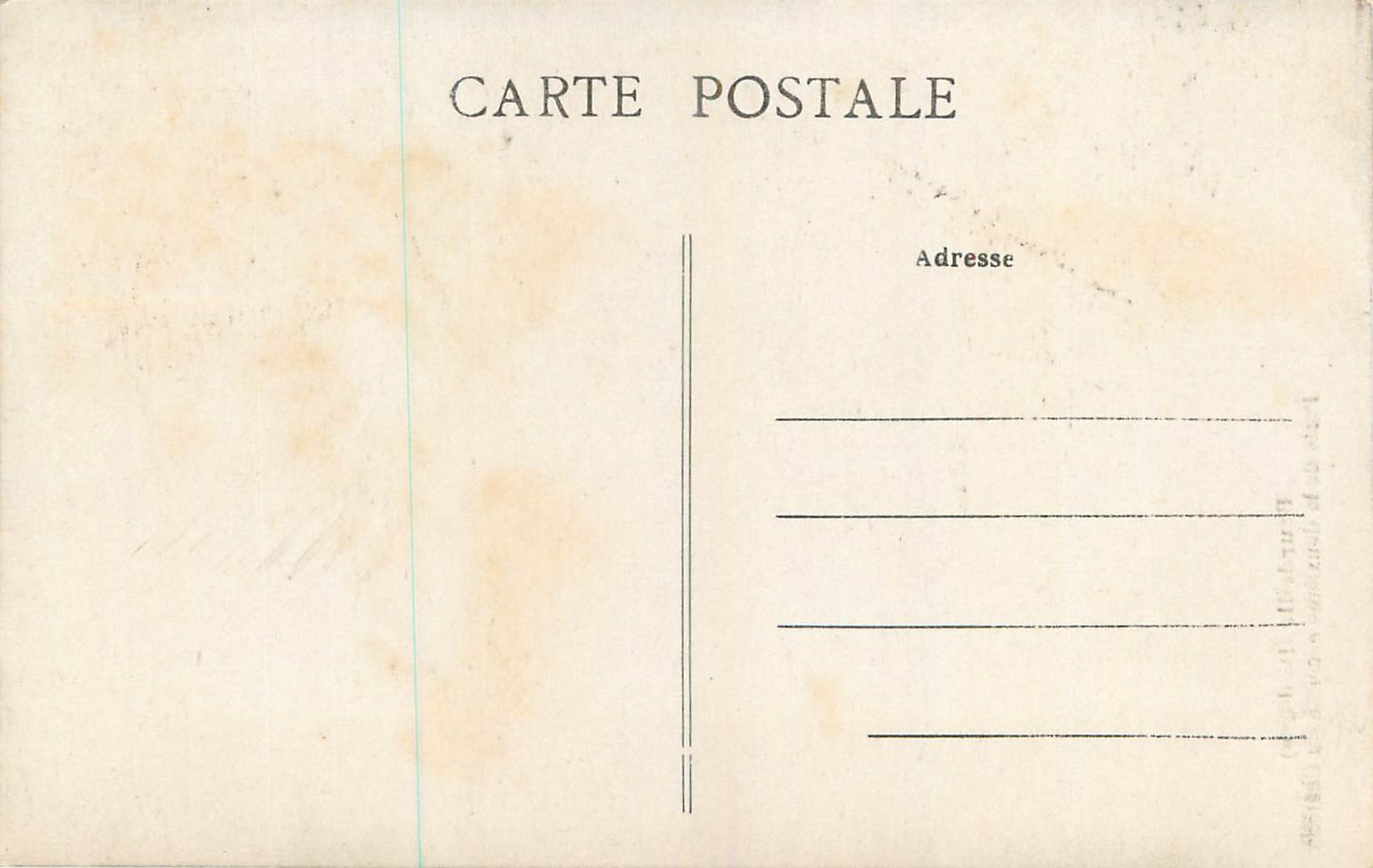 Bourdeille (Dordogne) — Porte de la deuxième enceinte du Château — Carte postale — Back