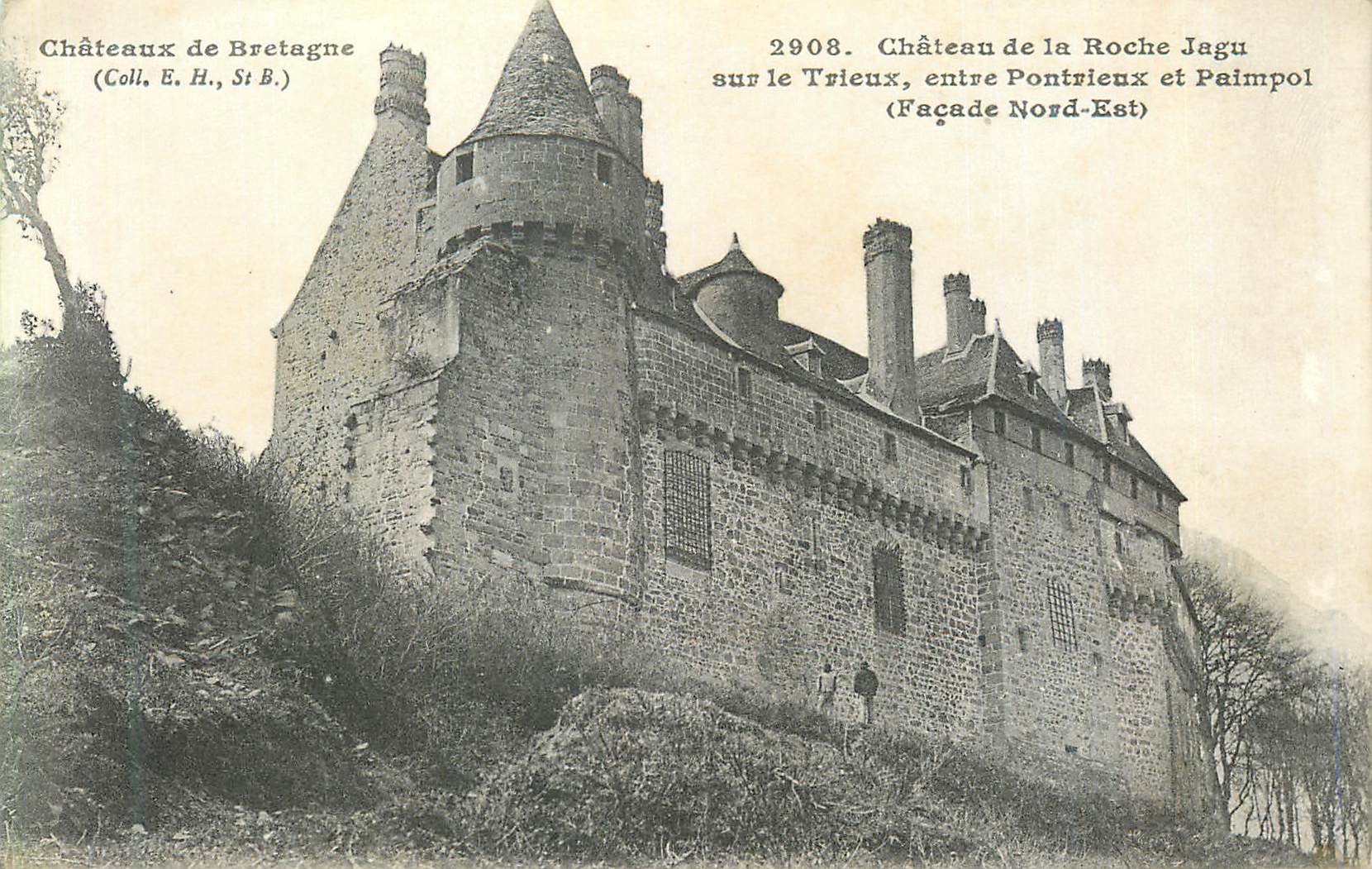 CPA Chateau de Bretagne Chateau de la Roche Jagu sur le Trieux Entre Pontrieux et Paimpol