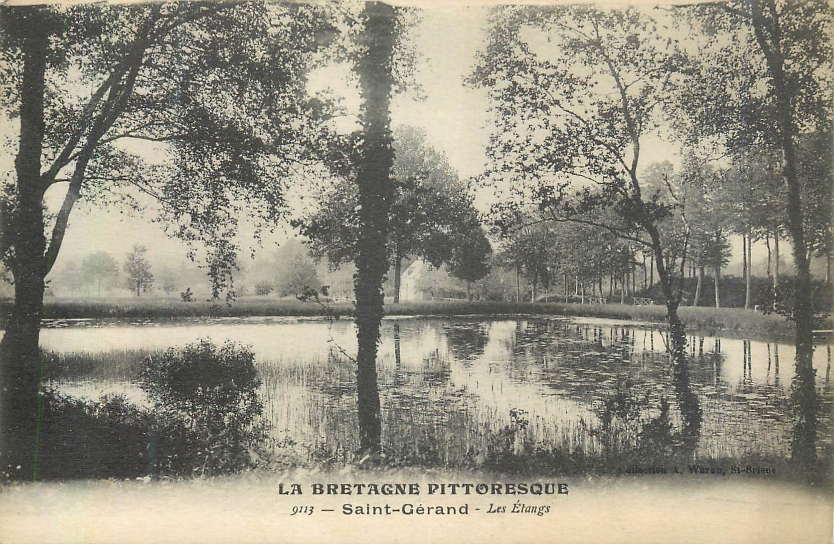 Saint-Gérard - Les Étangs — La Bretagne pittoresque — Collection A. Warren, St-Brienne