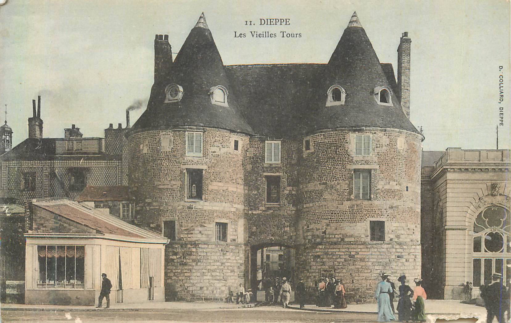 CPA Dieppe les Vieilles Tours