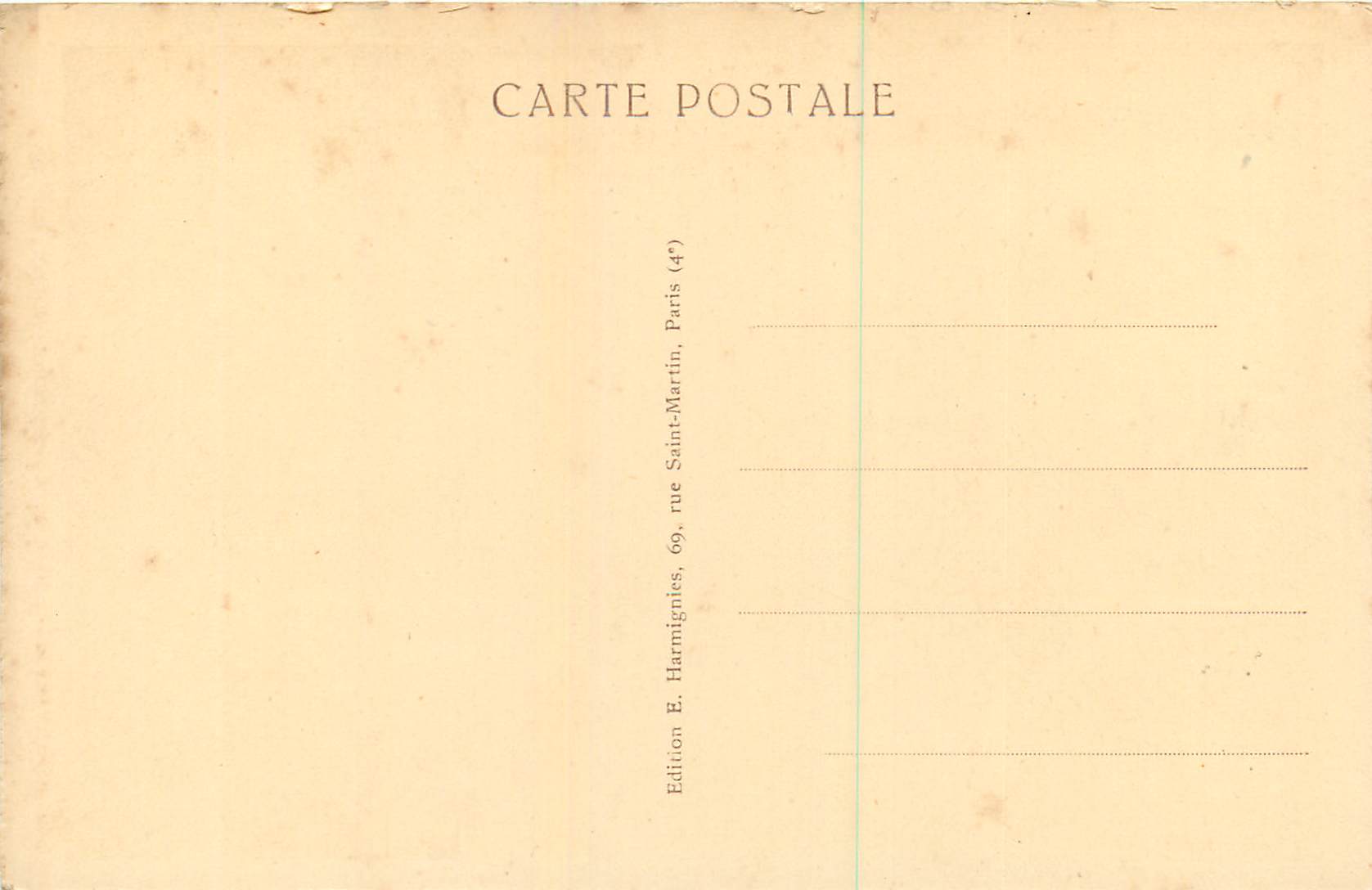 CPA Abbeville Eglise Collection Saint Vulfran — Rückseite